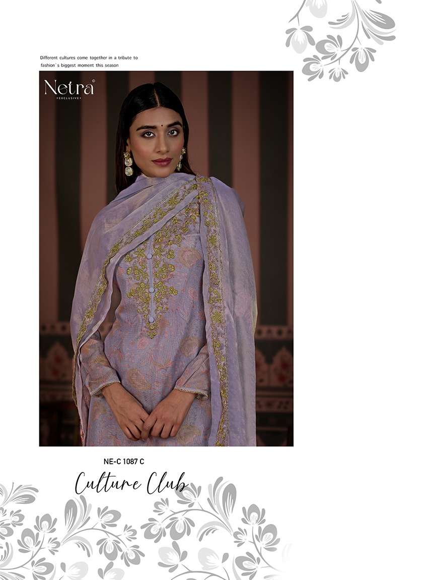 Olivia Netra Premium Viscose Pant Style Suits Wholesaler