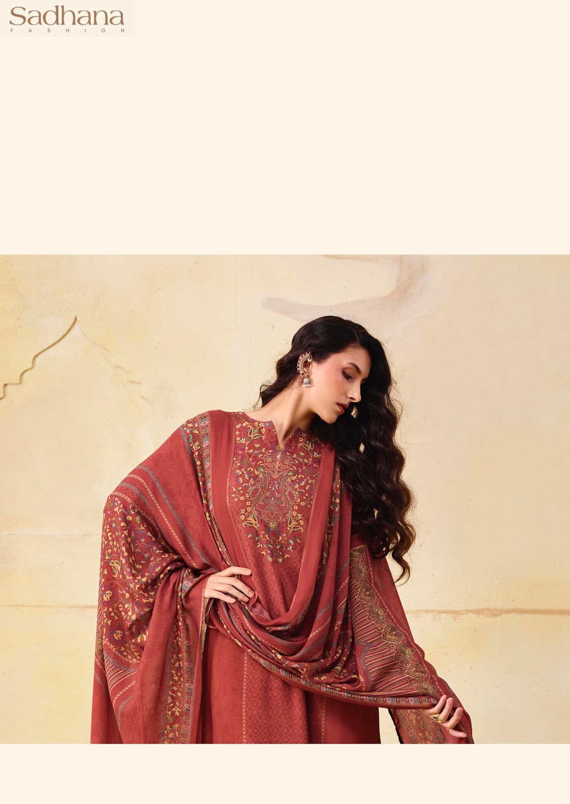 Olivia Sadhana Bemberg Muslin Pant Style Suits Wholesaler India