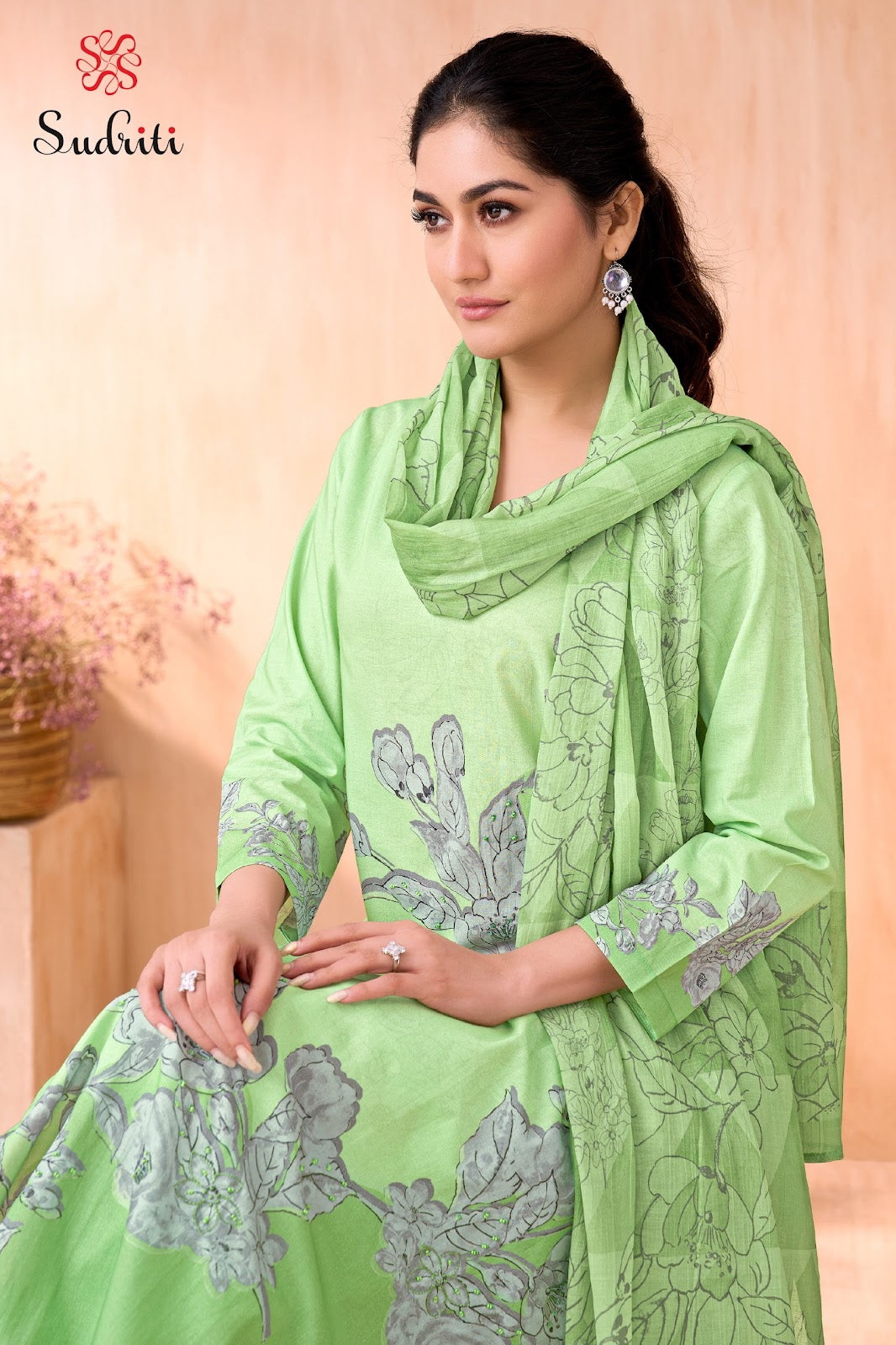 Olivia Sudriti Sahiba Pure Cotton Plazzo Style Suits Wholesaler Gujarat