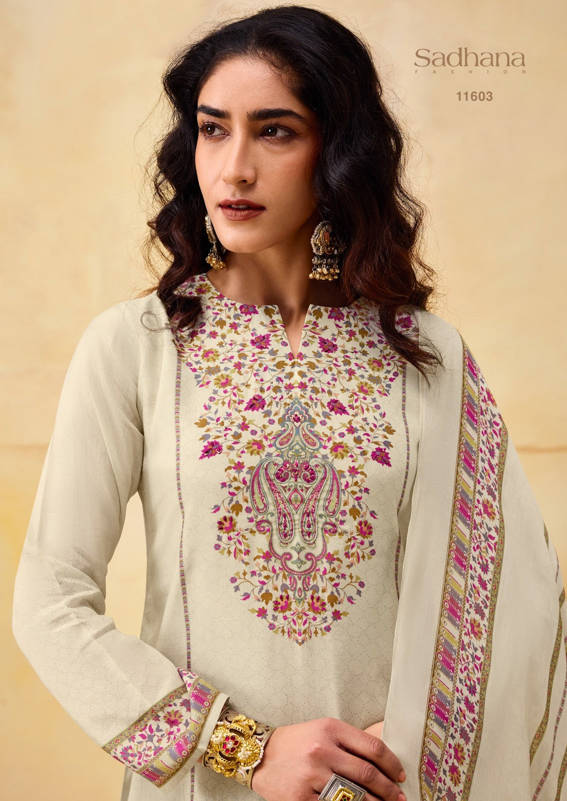 Olivia Vol 2 Sadhana Cotton Pant Style Suits Wholesaler Ahmedabad