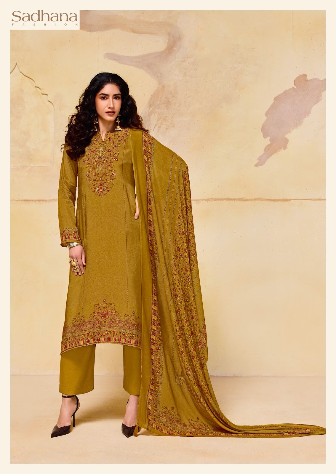 Olivia Vol 2 Sadhana Cotton Pant Style Suits Wholesaler Ahmedabad