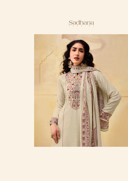 Olivia Vol 3 Sadhana Viscose Pashmina Suits Wholesale Rate