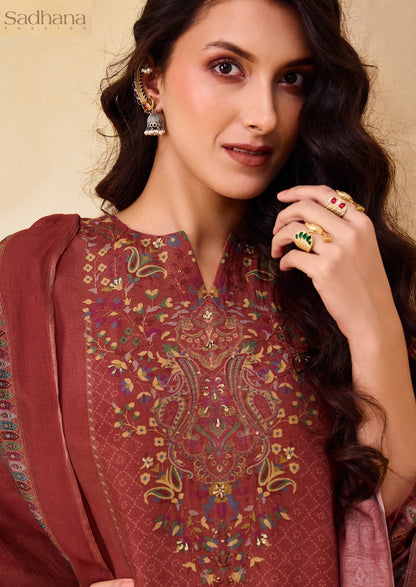 Olivia Vol 3 Sadhana Viscose Pashmina Suits Wholesale Rate