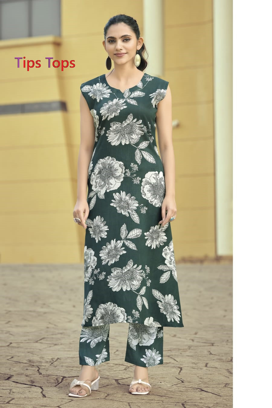 Olivia Vol 4 Tips Tops Reyon Co Ord Set Wholesale Price