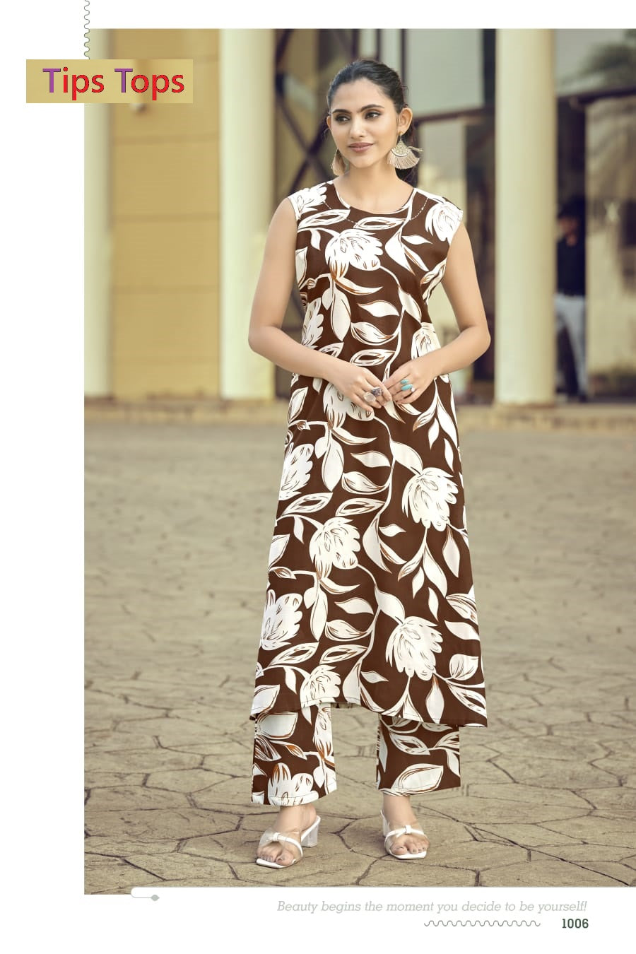 Olivia Vol 4 Tips Tops Reyon Co Ord Set Wholesale Price