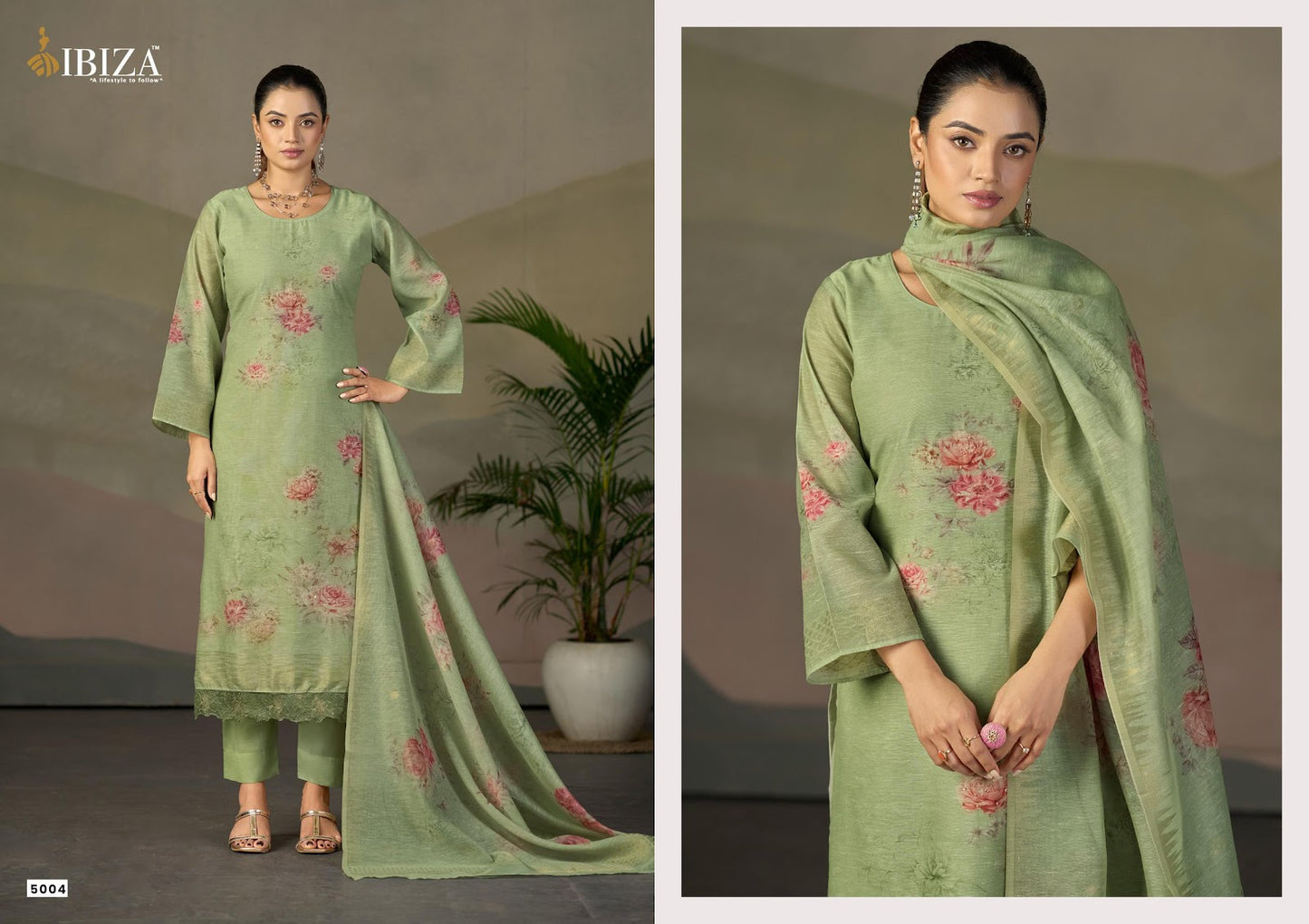 Olivine Ibiza Lilen Pant Style Suits Supplier Gujarat