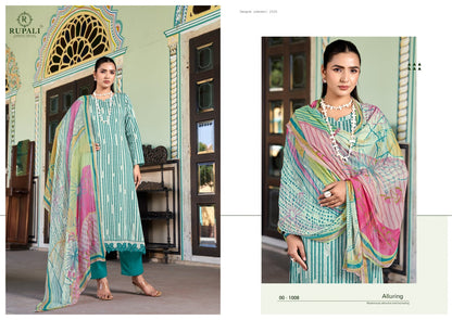 Olynka Rupali Jaam Satin Pant Style Suits Wholesaler