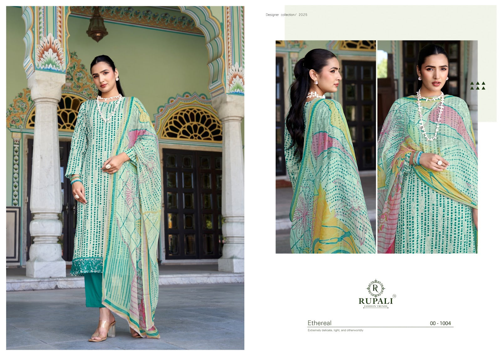 Olynka Rupali Jaam Satin Pant Style Suits Wholesaler