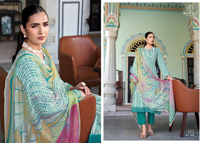 Olynka Rupali Jaam Satin Pant Style Suits Wholesaler