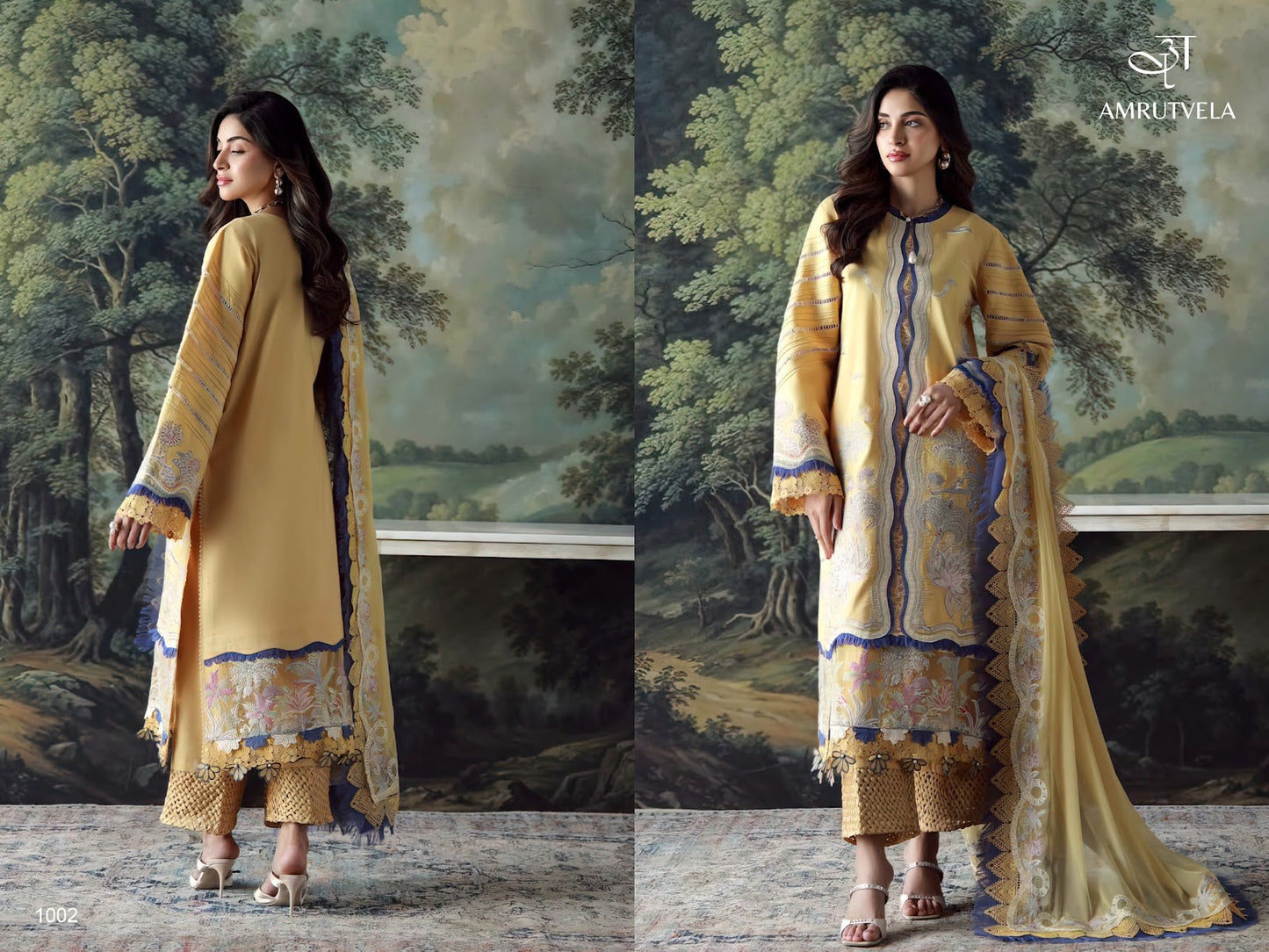 Ombre Classic Amrutvela Cotton Pakistani Salwar Suits Supplier