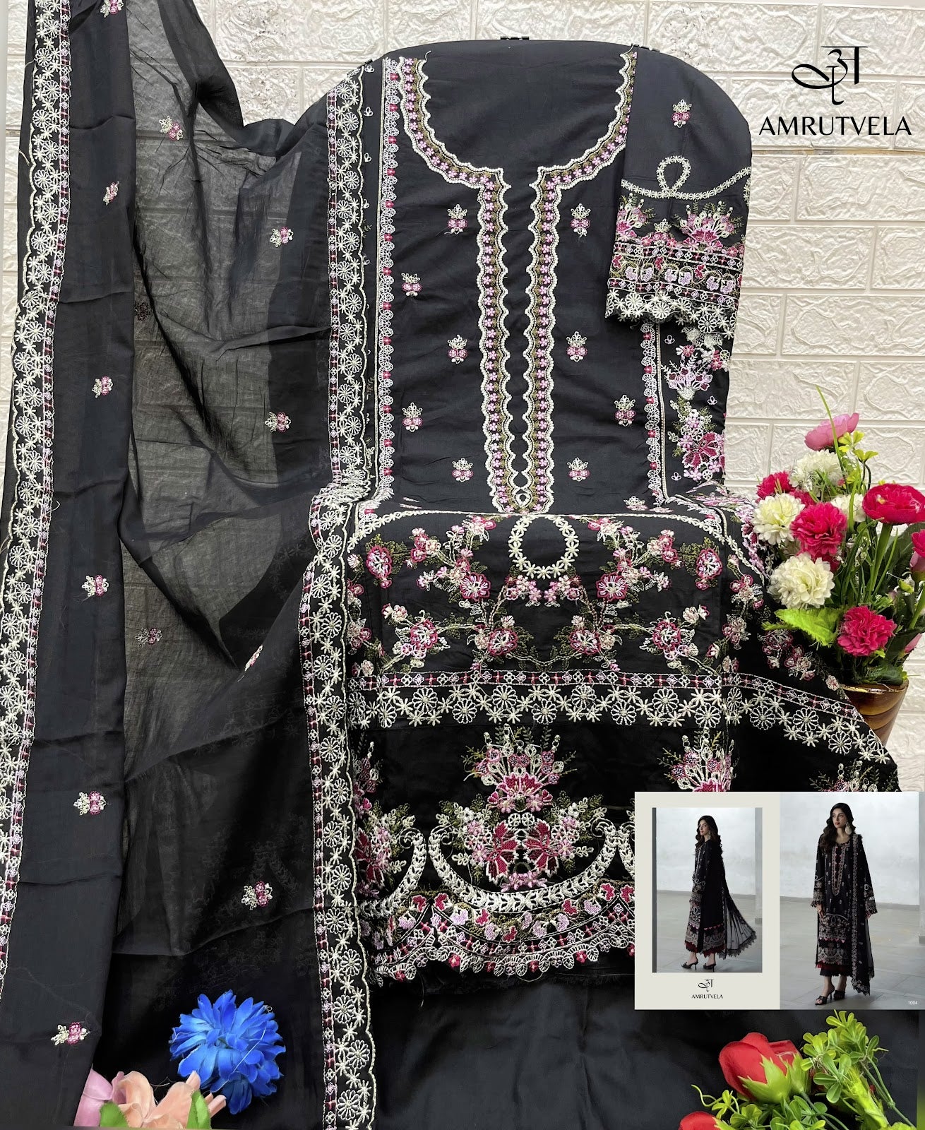 Ombre Classic Amrutvela Cotton Pakistani Salwar Suits Supplier