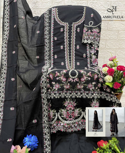 Ombre Classic Amrutvela Cotton Pakistani Salwar Suits Supplier