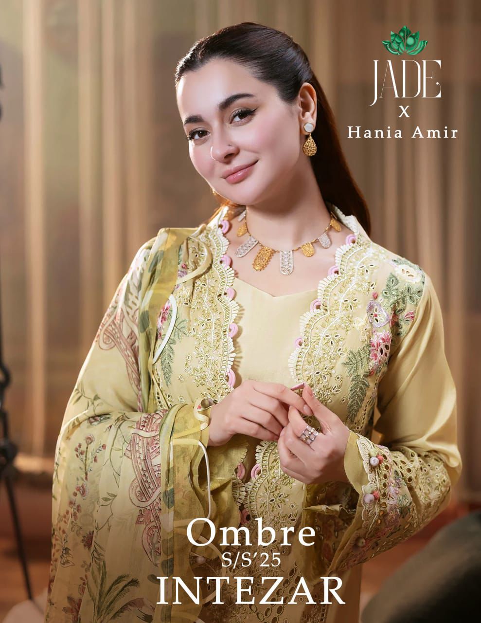 Ombre Intezar Jade Cotton Karachi Salwar Suits Wholesale Price