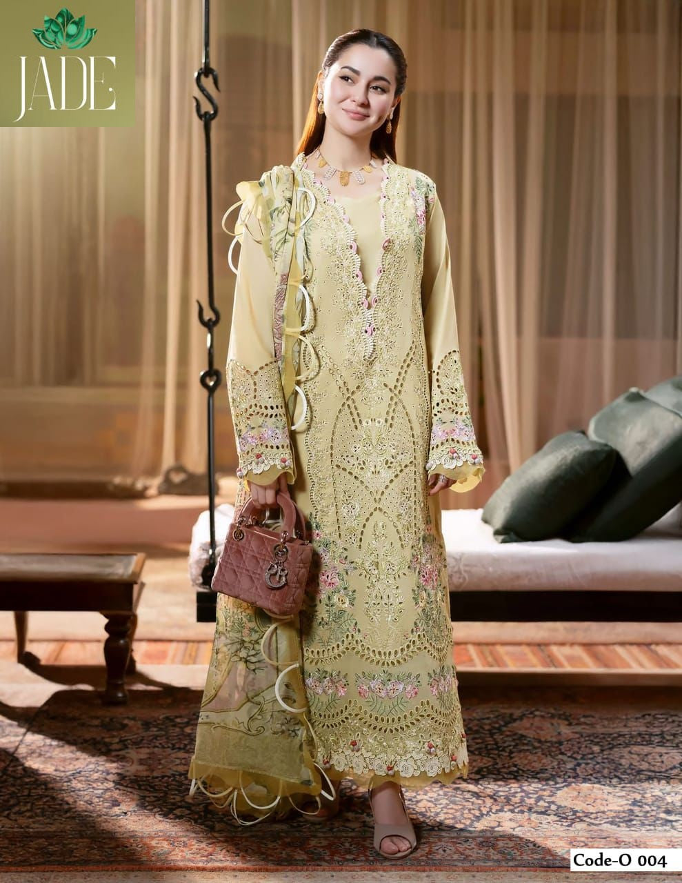Ombre Intezar Jade Cotton Karachi Salwar Suits Wholesale Price