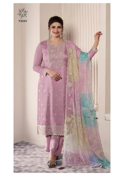 Ombre Kuleesh Vinay Fashion Llp Silk Pant Style Suits Exporter