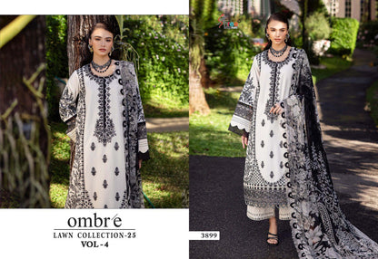 Ombre Lawn Collection 25 Vol-4 Nx Shree Fabs Cotton Pakistani Salwar Suits Wholesale Price