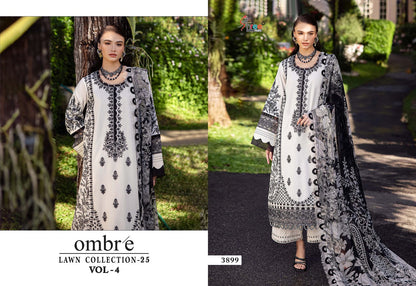 Ombre Lawn Collection 25 Vol-4 Shree Fabs Cotton Pakistani Salwar Suits Exporter Ahmedabad
