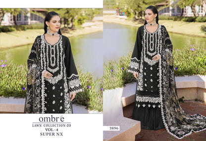 Ombre Lawn Collection 25 Vol 4 Super Nx Shree Fabs Cotton Pakistani Salwar Suits Wholesale Price