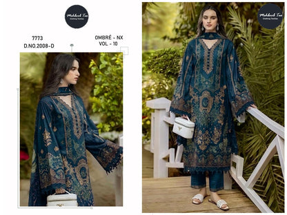 Ombre Nx Vol 10 Mehboob Tex Cambric Cotton Karachi Salwar Suits Manufacturer Ahmedabad