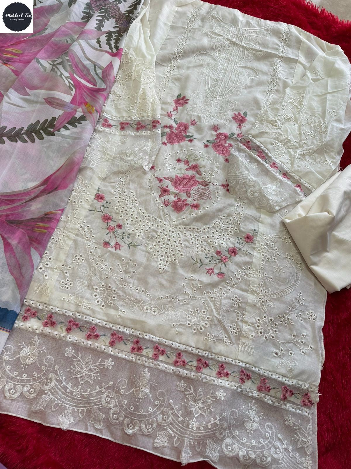 Ombre Nx Vol 10 Mehboob Tex Cambric Cotton Karachi Salwar Suits Manufacturer Ahmedabad