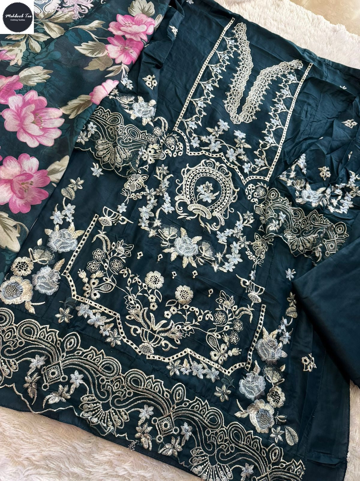 Ombre Nx Vol 10 Mehboob Tex Cambric Cotton Karachi Salwar Suits Manufacturer Ahmedabad