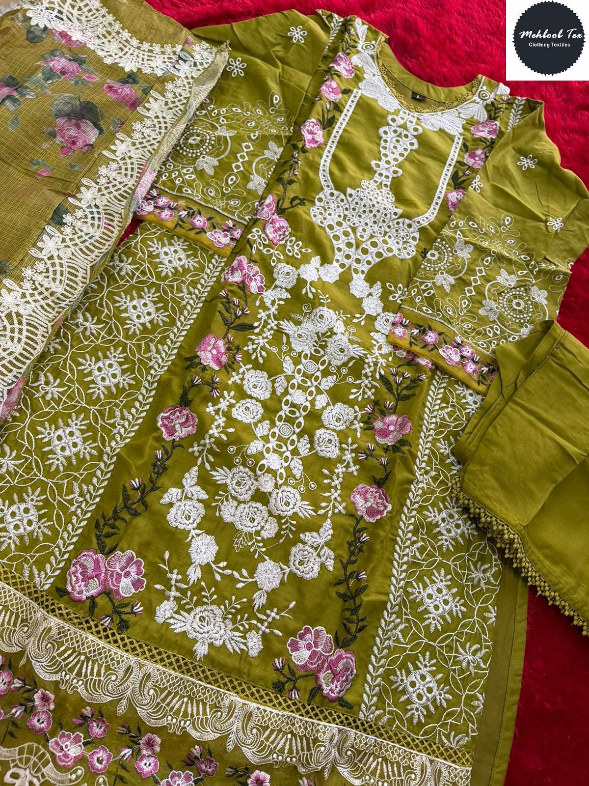 Ombre Nx Vol 12 Mehboob Tex Cambric Cotton Pakistani Salwar Suits Supplier India