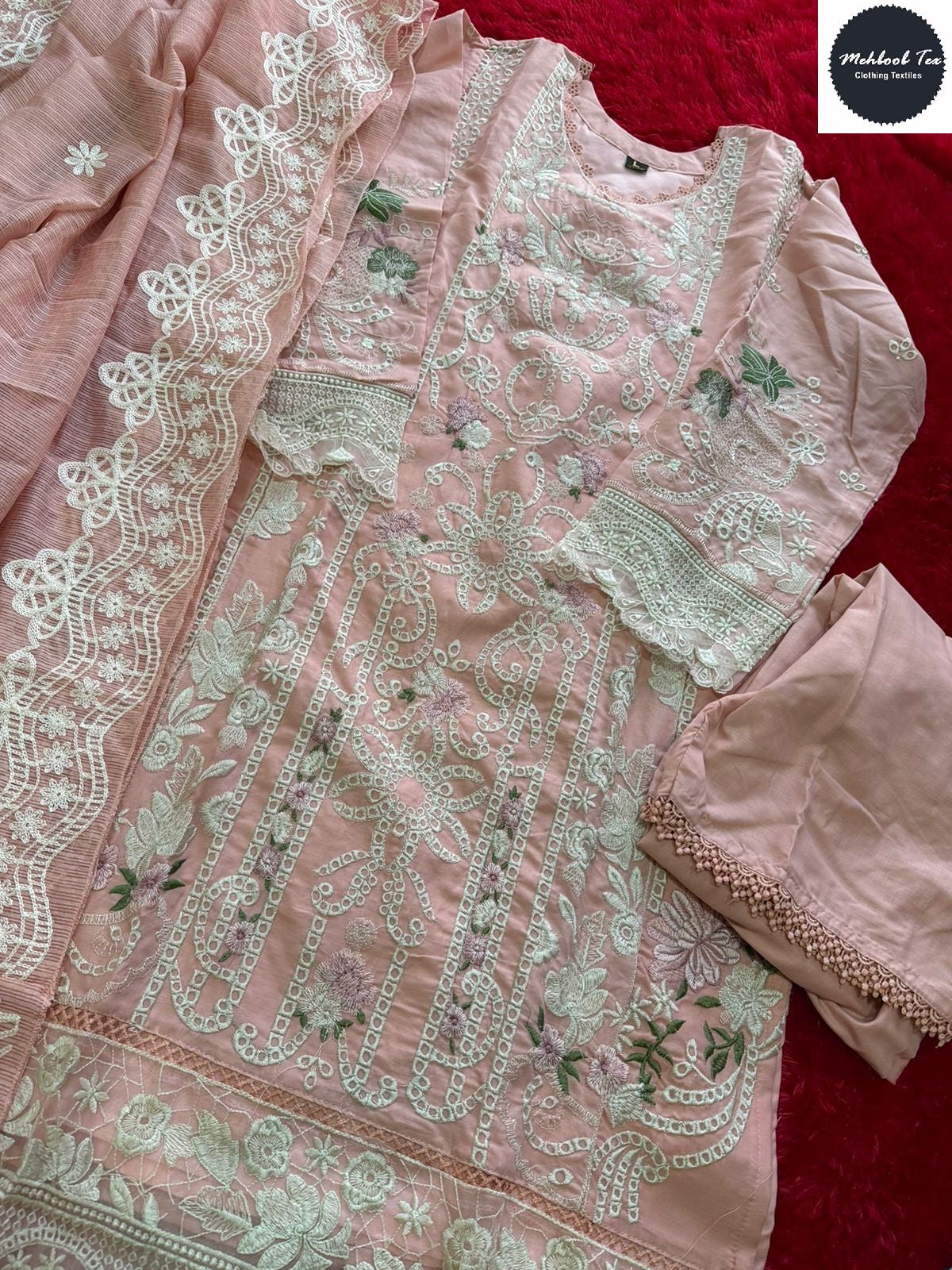 Ombre Nx Vol 12 Mehboob Tex Cambric Cotton Pakistani Salwar Suits Supplier India