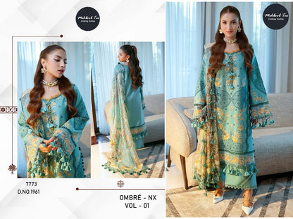 Ombre Nx Vol 1 Mehboob Tex Pure Cotton Pakistani Salwar Suits Supplier India