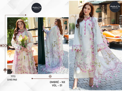Ombre Nx Vol 1 Mehboob Tex Pure Cotton Pakistani Salwar Suits Supplier India