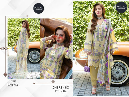 Ombre Nx Vol 2 Mehboob Tex Cotton Karachi Salwar Suits Supplier