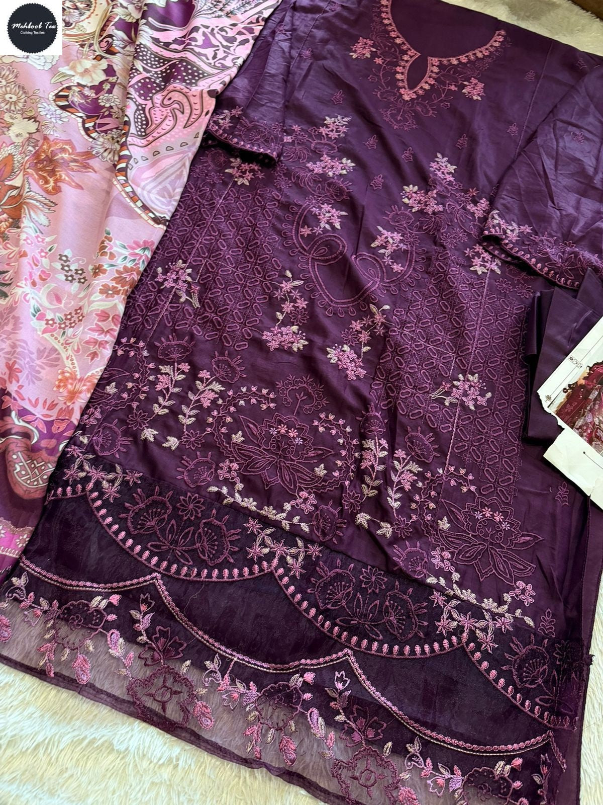 Ombre Nx Vol 2 Mehboob Tex Cotton Karachi Salwar Suits Supplier