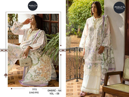 Ombre Nx Vol 8 Mehboob Tex Pure Cotton Karachi Salwar Suits Wholesale