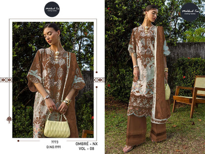 Ombre Nx Vol 8 Mehboob Tex Pure Cotton Karachi Salwar Suits Wholesale