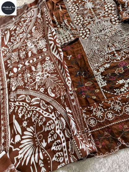 Ombre Nx Vol 8 Mehboob Tex Pure Cotton Karachi Salwar Suits Wholesale