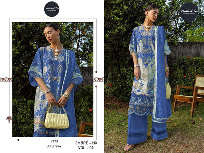 Ombre Nx Vol 9 Mehboob Tex Pure Cotton Karachi Salwar Suits Wholesaler Gujarat