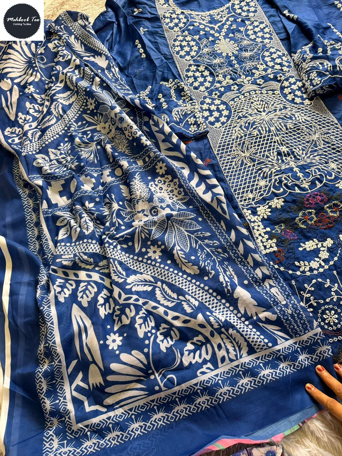 Ombre Nx Vol 9 Mehboob Tex Pure Cotton Karachi Salwar Suits Wholesaler Gujarat