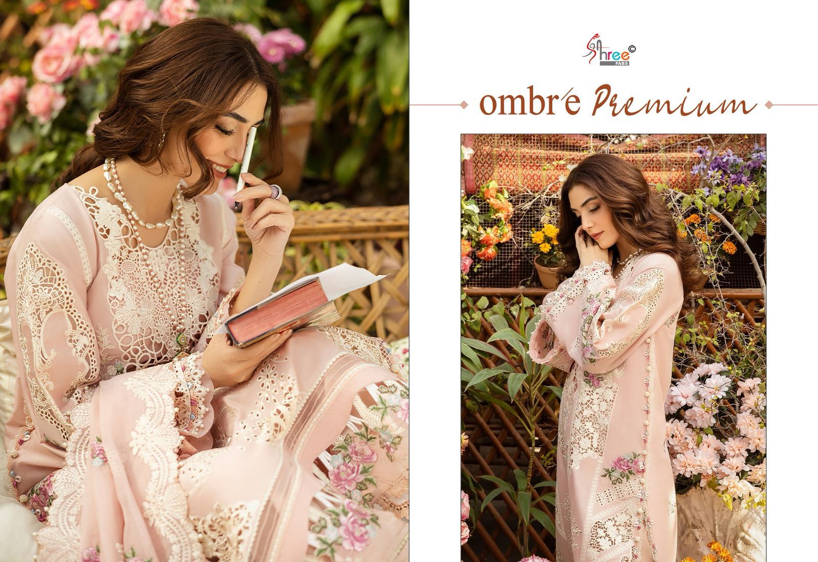 Ombre Premium Shree Fabs Pure Cotton Pakistani Salwar Suits Wholesale Rate