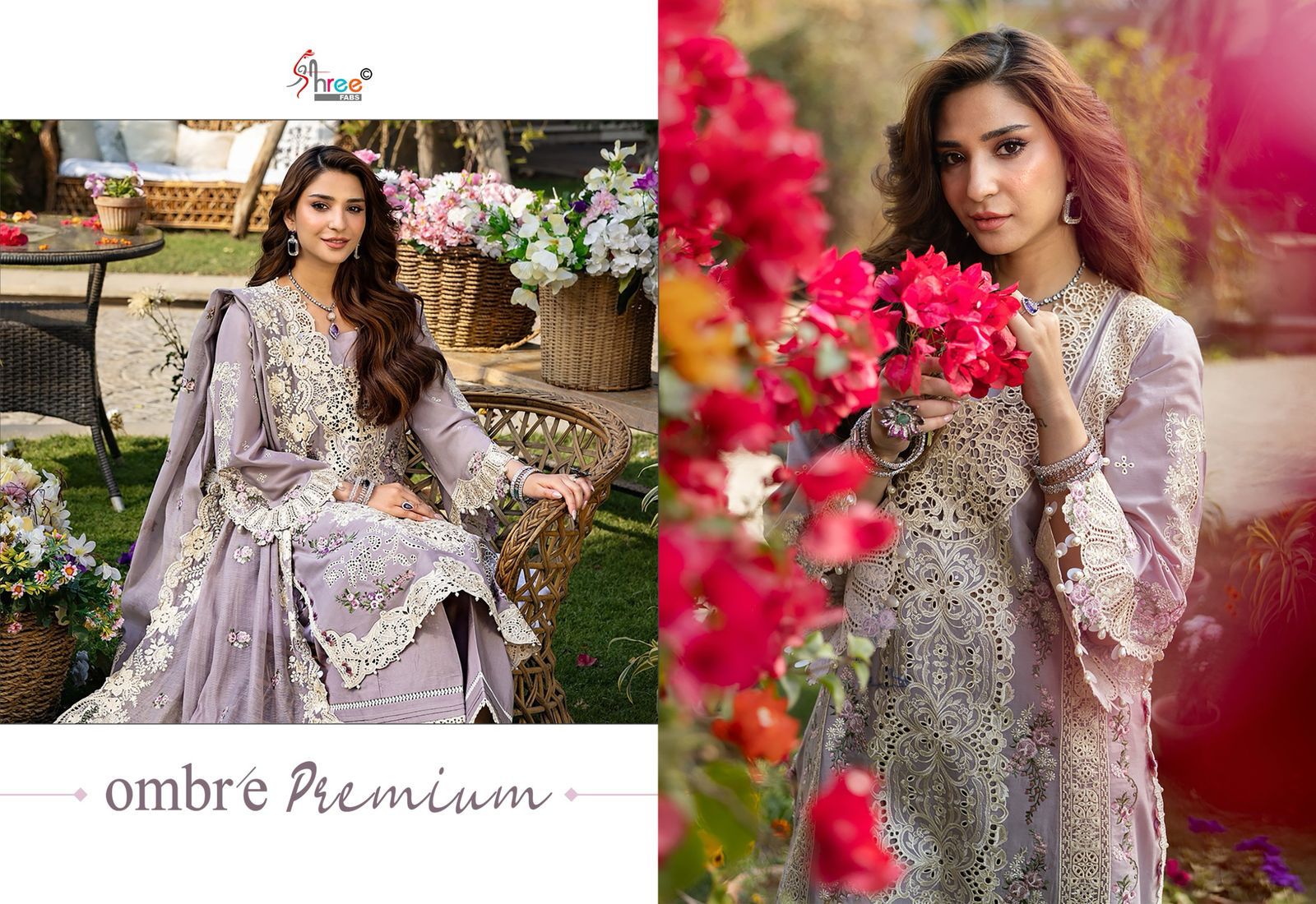 Ombre Premium Shree Fabs Pure Cotton Pakistani Salwar Suits Wholesale Rate