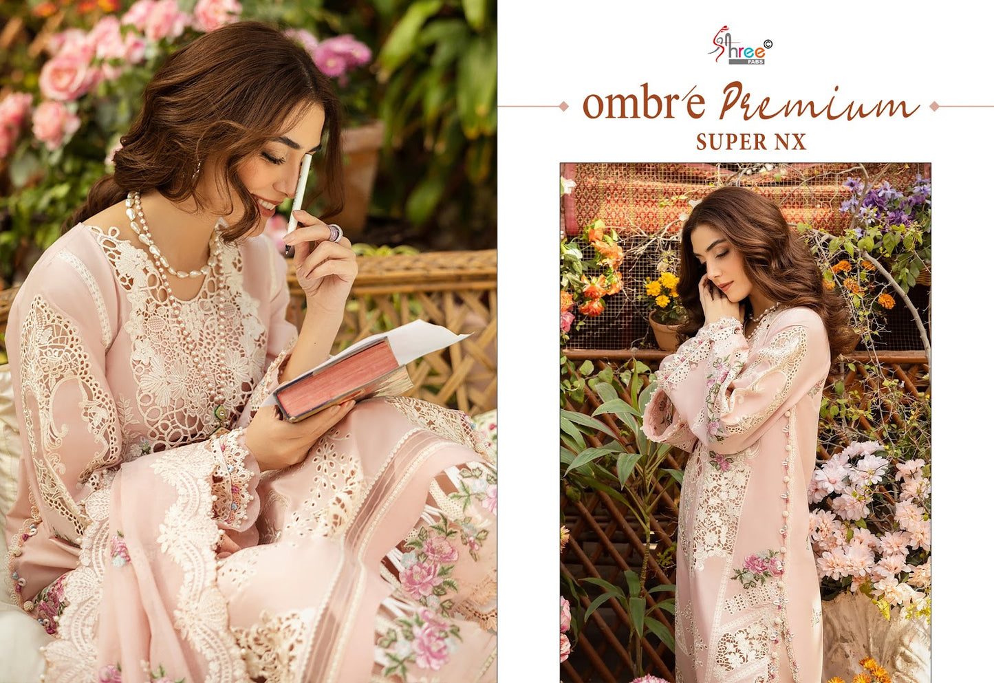 Ombre Premium Super Nx Shree Fabs Cotton Pakistani Salwar Suits Wholesale Price