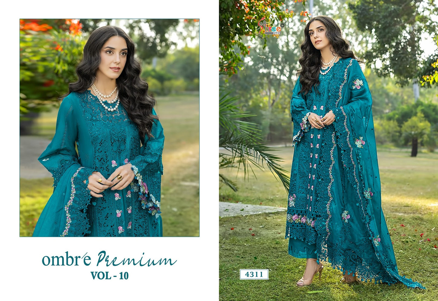 Ombre Premium Vol 10 Shree Fabs Cotton Pakistani Salwar Suits Manufacturer India