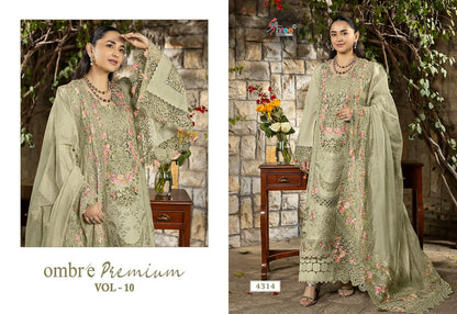 Ombre Premium Vol 10 Shree Fabs Cotton Pakistani Salwar Suits Manufacturer India