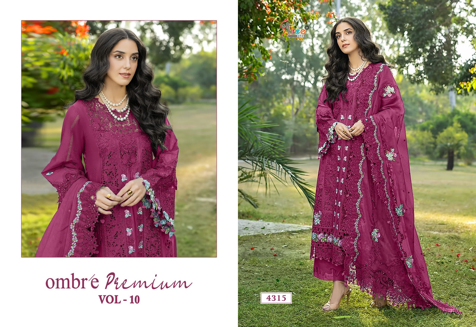 Ombre Premium Vol 10 Shree Fabs Cotton Pakistani Salwar Suits Manufacturer India
