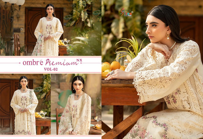 Ombre Premium Vol 2 Nx Shree Fabs Pure Cotton Pakistani Salwar Suits Manufacturer India