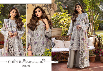 Ombre Premium Vol 2 Nx Shree Fabs Pure Cotton Pakistani Salwar Suits Manufacturer India