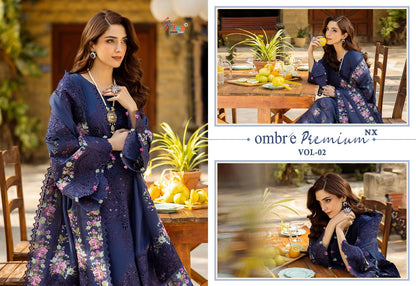Ombre Premium Vol 2 Nx Shree Fabs Pure Cotton Pakistani Salwar Suits Manufacturer India
