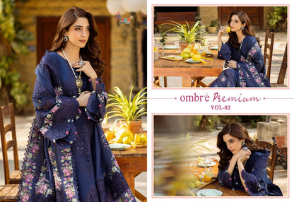 Ombre Premium Vol 2 Shree Fabs Cotton Pakistani Salwar Suits Wholesaler India