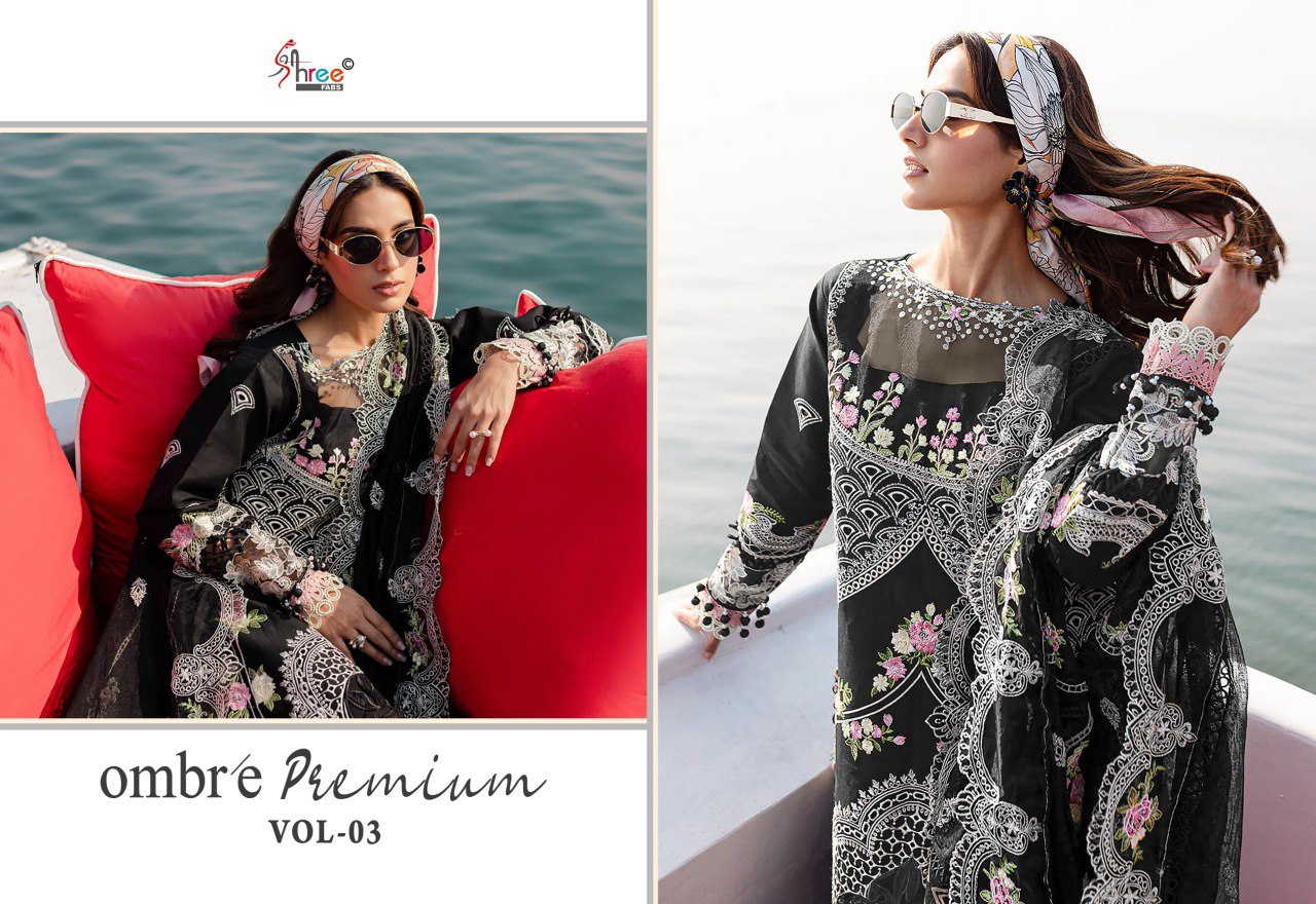 Ombre Premium Vol 3 Nx Shree Fabs Cotton Pakistani Salwar Suits Wholesaler