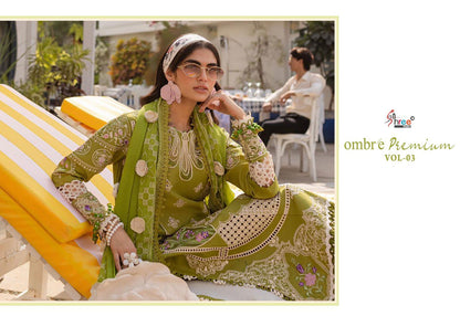 Ombre Premium Vol 3 Nx Shree Fabs Cotton Pakistani Salwar Suits Wholesaler