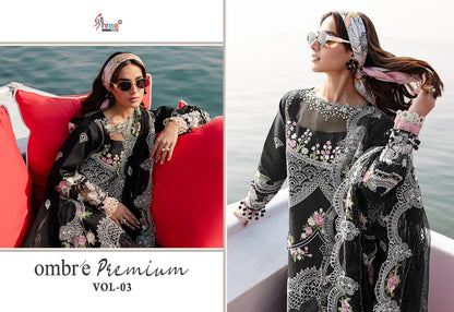 Ombre Premium Vol 3 Shree Fabs Cotton Pakistani Salwar Suits Wholesale