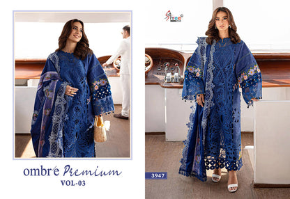 Ombre Premium Vol 3 Shree Fabs Cotton Pakistani Salwar Suits Wholesale